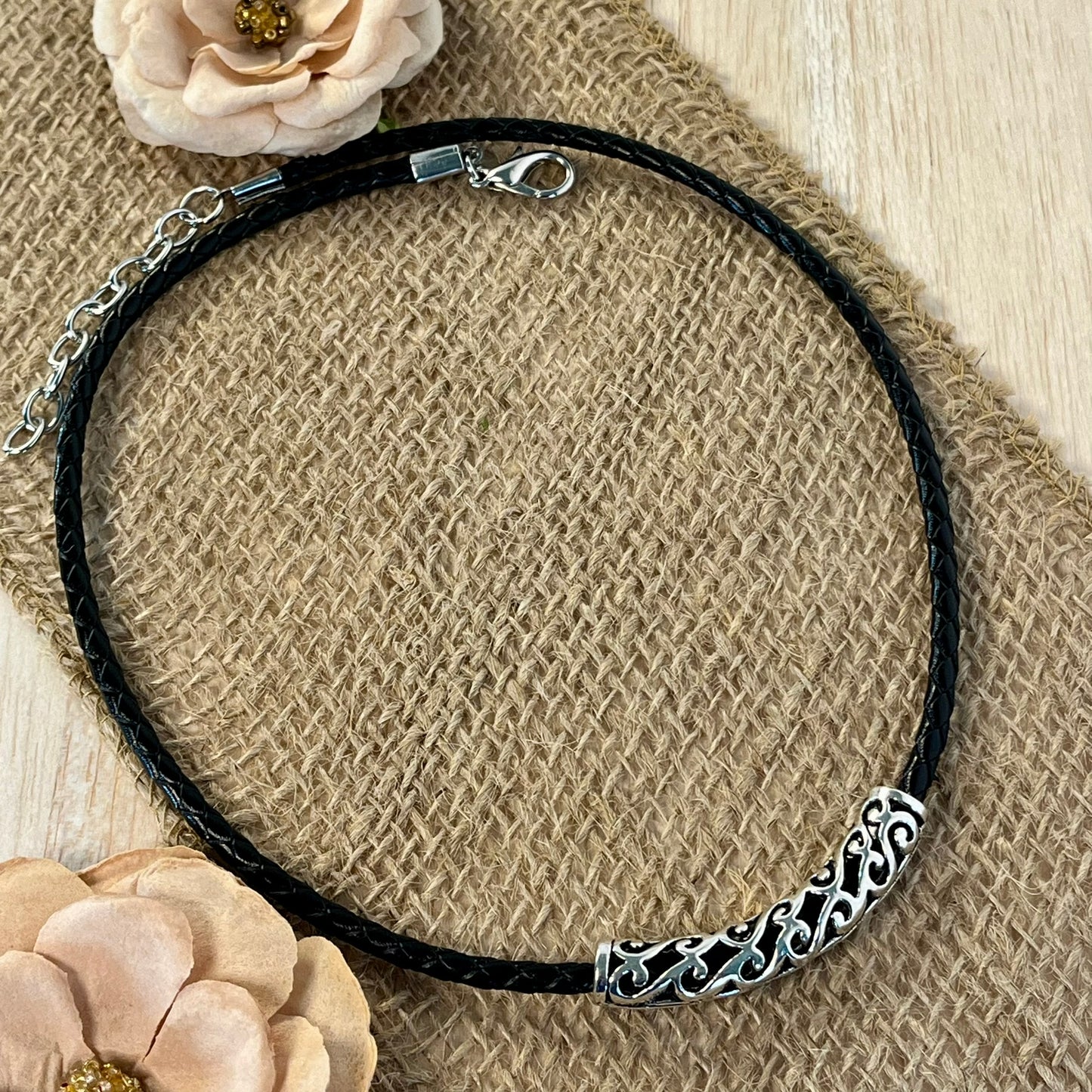 Braided Leather Necklace