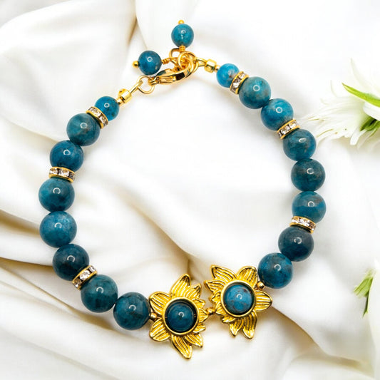 Apatite Beaded Bracelet