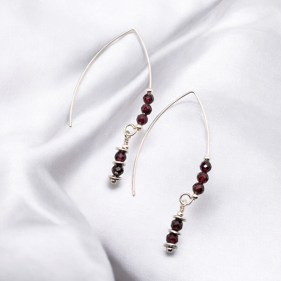 Garnet Maquis Earrings