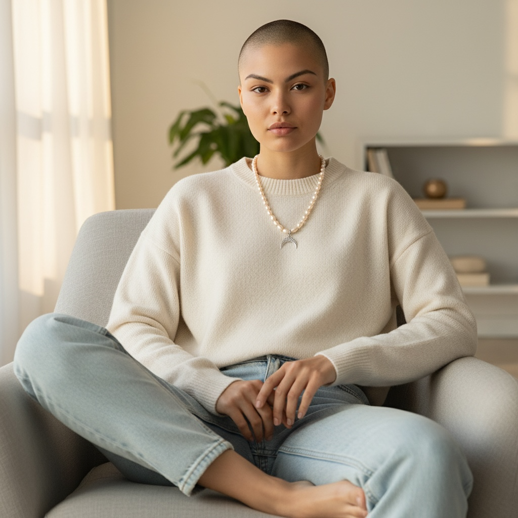 Hand Knotted Mauve Pearl Adjustable Necklace