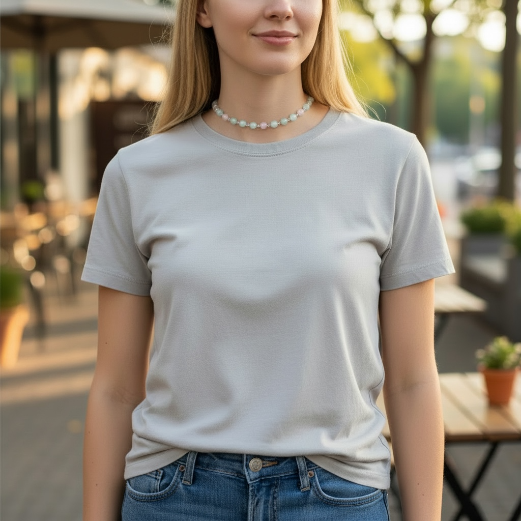 Multicolor Beryl Beaded Chain Necklace