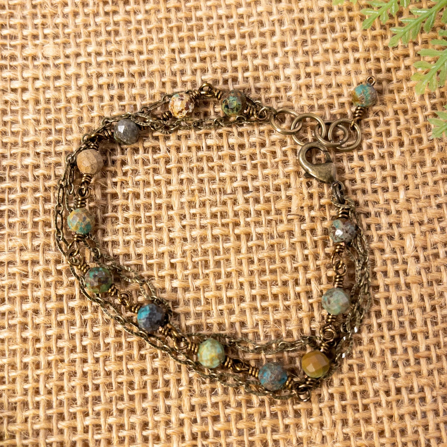 Three Strand Turquoise Bracelet