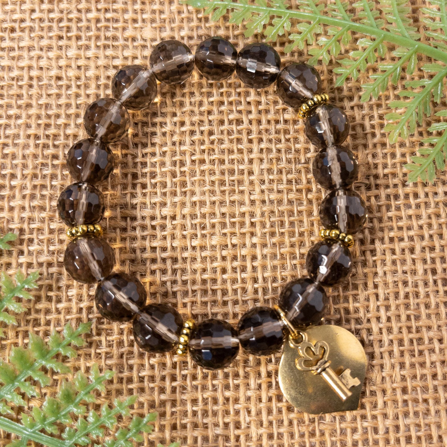 Smokey Quartz Stretch Bracelet