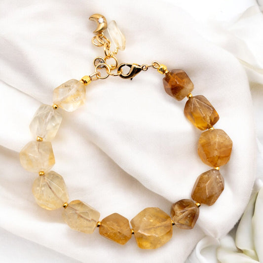 Citrine Nugget Bracelet