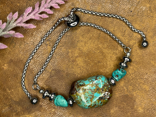 Turquoise Bolo Bracelet