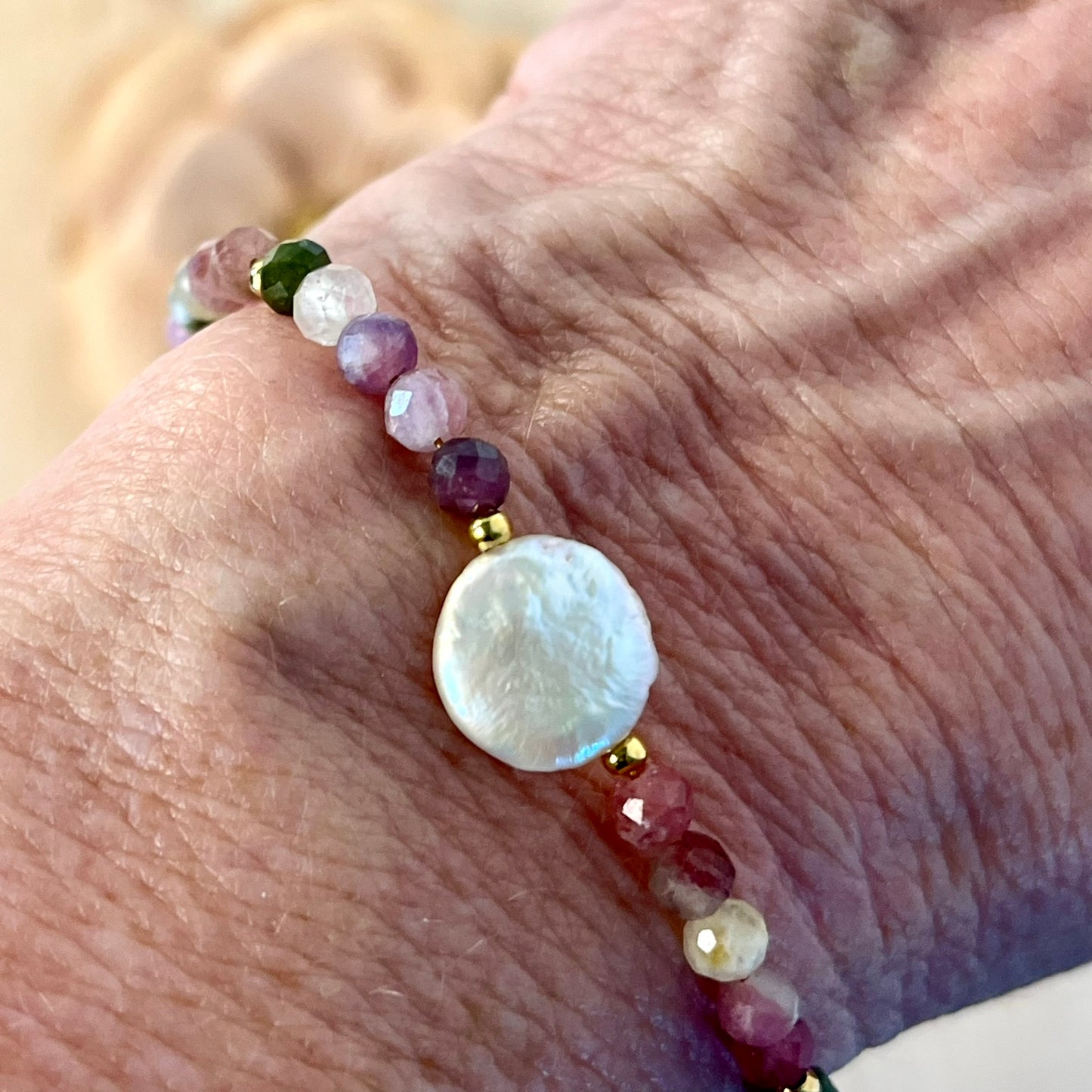 Tourmaline Heart Healing Bracelet