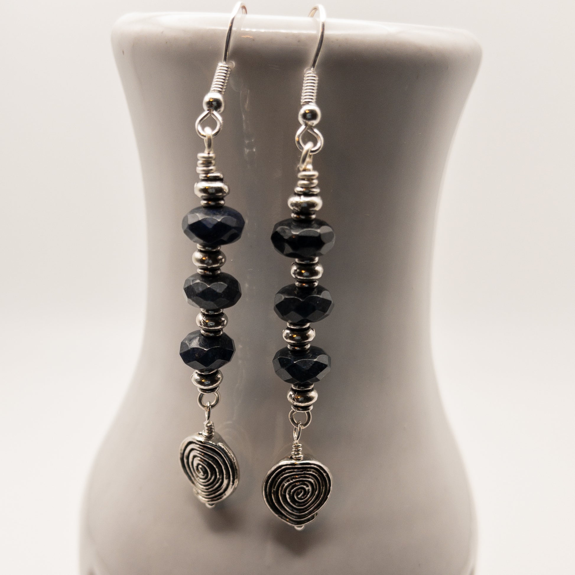 Dumortierite Dangle Earrings