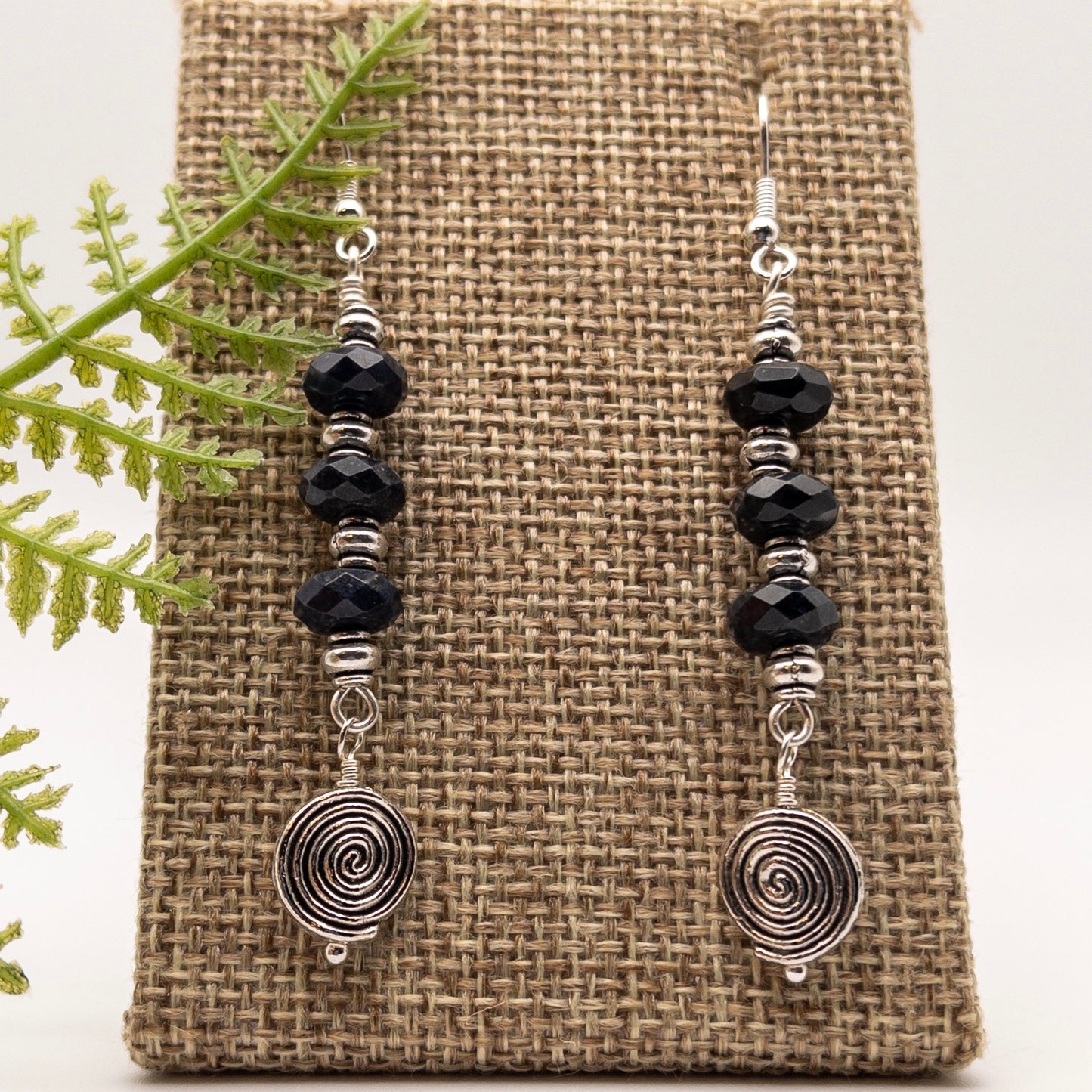 Dumortierite Dangle Earrings