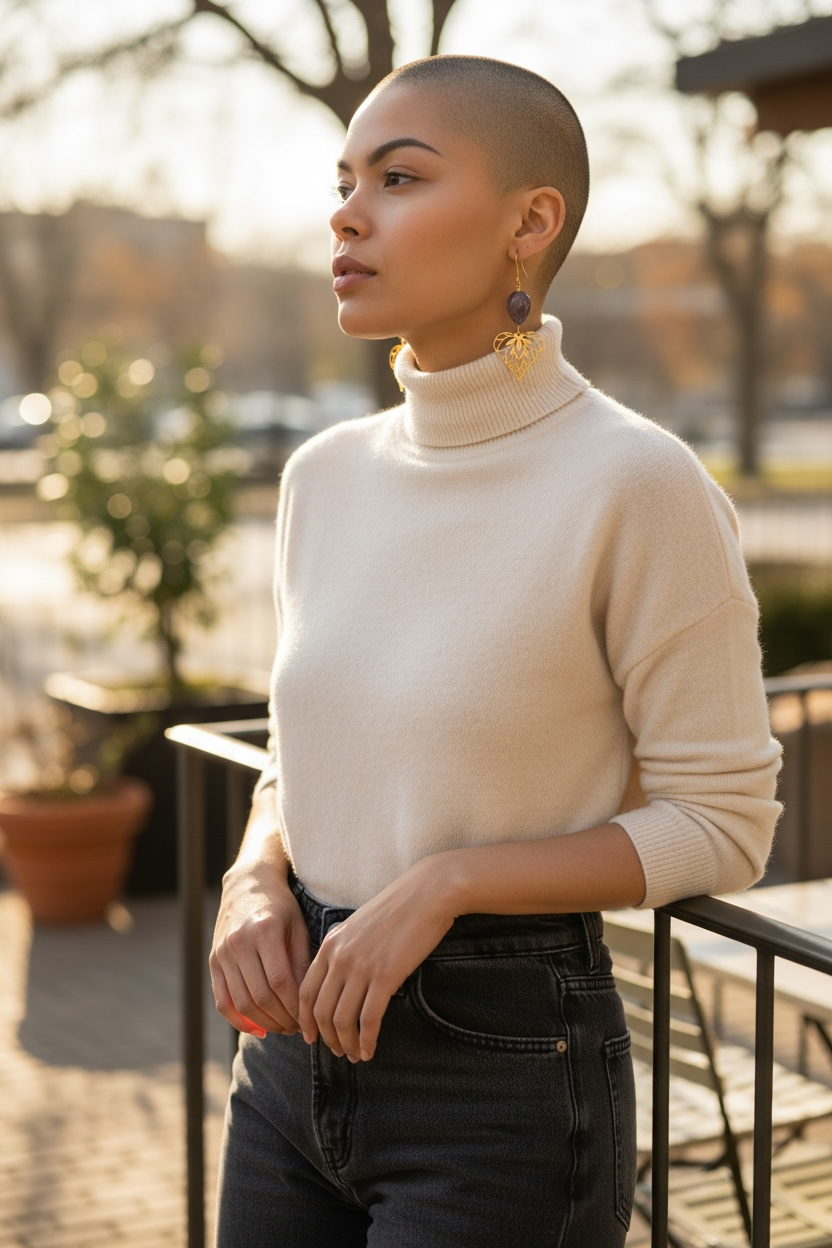 Amethyst and Filigree Heart Earrings