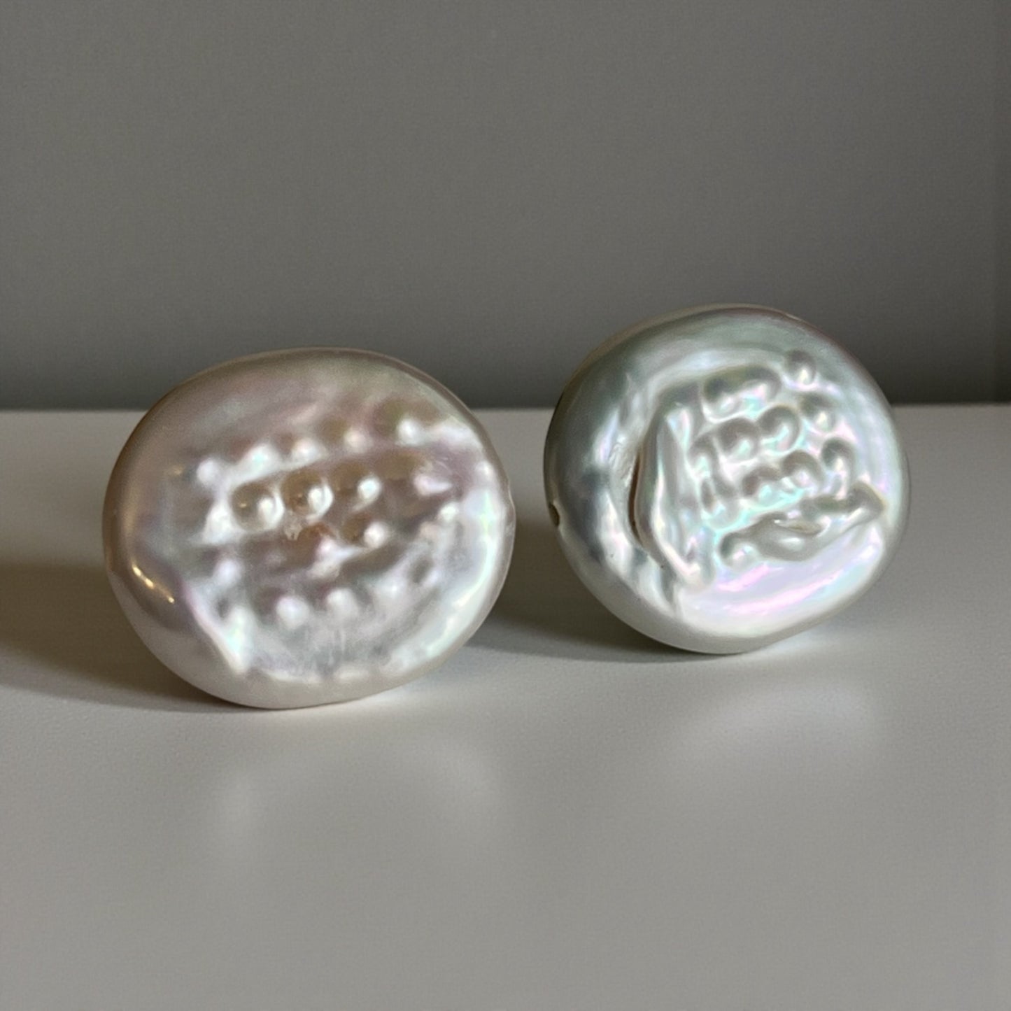 Simple Baroque Pearl Studs