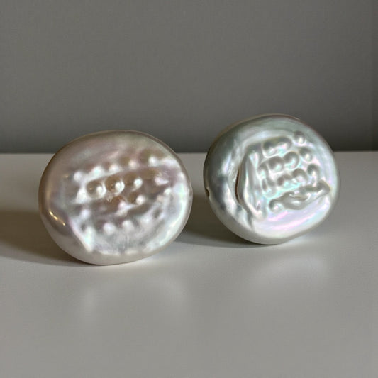 Simple Baroque Pearl Studs