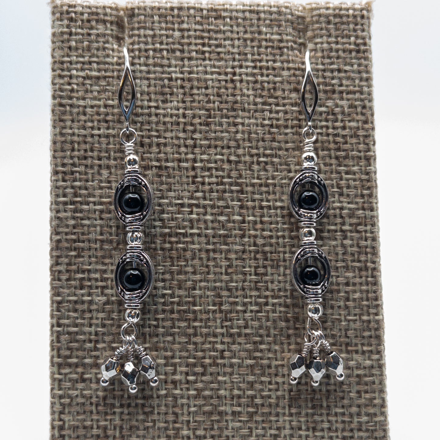 Black Onyx Handcrafted Dangles