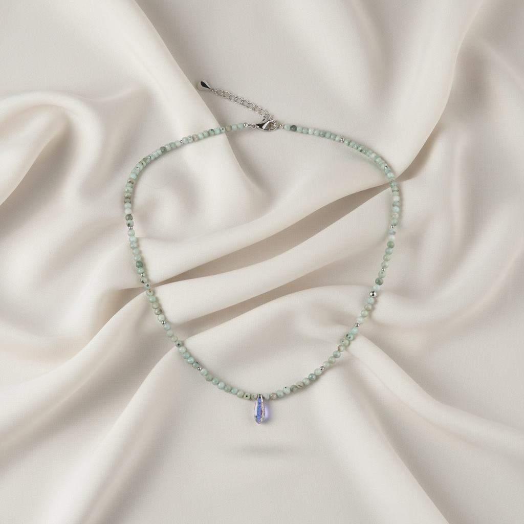 Larimar Beaded Necklace