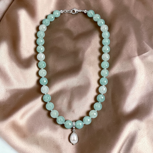 Mystic Agate Pendant Necklace