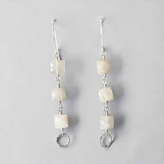 Moonstone Dangle Earrings