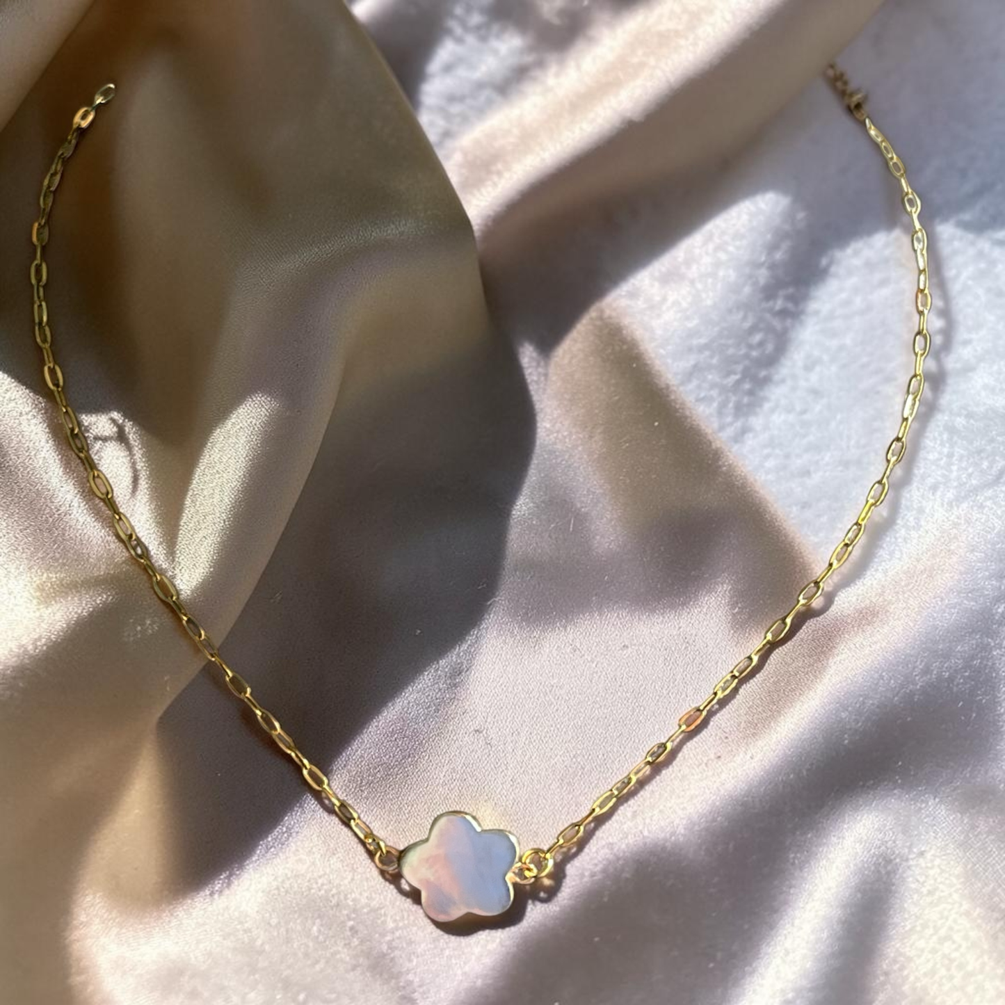 Paperclip Clover Necklace
