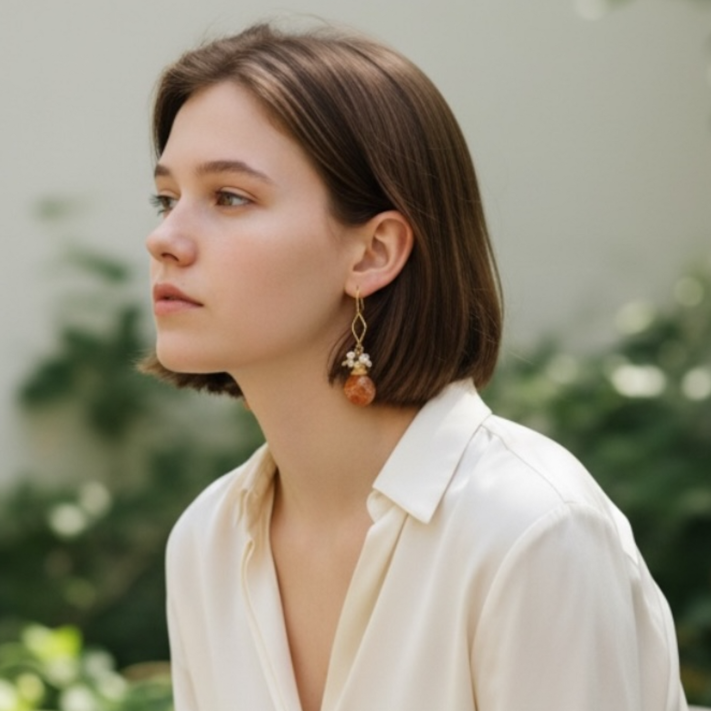 Calcite Dangle Earrings