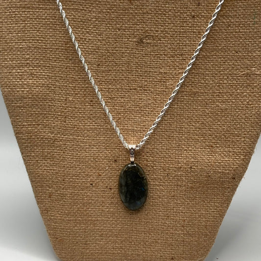 Labradorite Cabochon Necklace