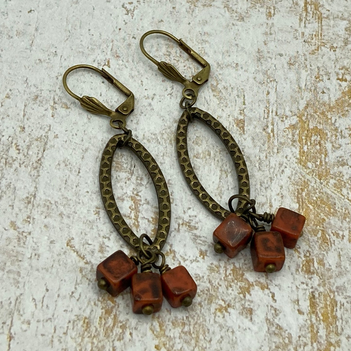 Antique Bronze Earrings